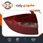 چراغ عقب روی گلگیر جک J5 سمت راننده کد فنی 4133100U7101 اورجینال مشهدی پارت
